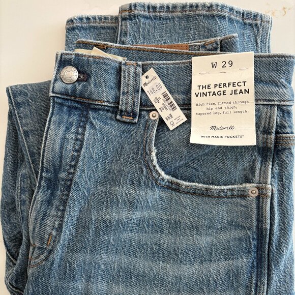 MADEWELL | NEW with Tags | The Perfect Vintage Jean - Picture 1 of 2